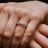 The Amabel Ring | 1.25ct D-E VVS Five Stone 18k Fairtrade Yellow Gold