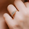 The Felicia Ring | 1.84ct D VS2 Lab Diamond Graduated Trilogy Fairtrade Gold