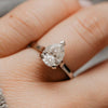 The Kendall Ring | 2.11ct D-E VVS1 Pear Cut Engagement Solitaire 950 Platinum