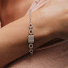 The Matilda Bracelet  | 2.0ct Moissanite Baguette Pavé Art Deco 925 Sterling Silver