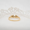 The Natalia Ring | Round Lab Diamond Accented Art Deco Engagement