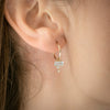 The Morvoren Earrings | VS1 D-E Lab Diamonds. Ethical Gemstones. 100% Recycled 9k Gold Huggies