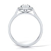 The Lenore Ring | Lab Diamond Oval Cut Engagement Halo