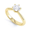 The Marabelle Ring | Round Lab Diamond Six Claw Engagement Solitaire