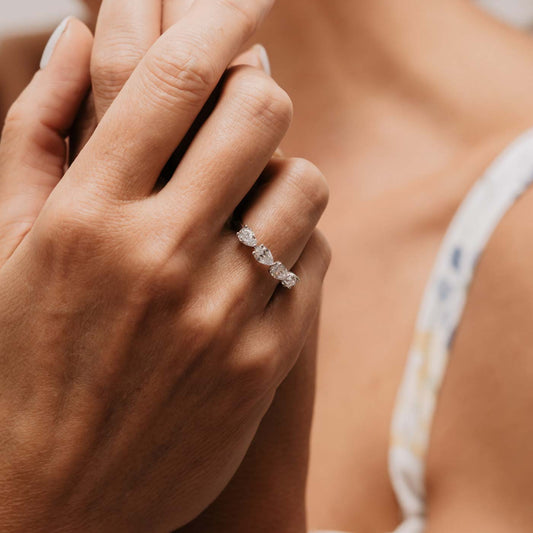 The Veola Ring |  Pear Lab Diamond Cut Statement
